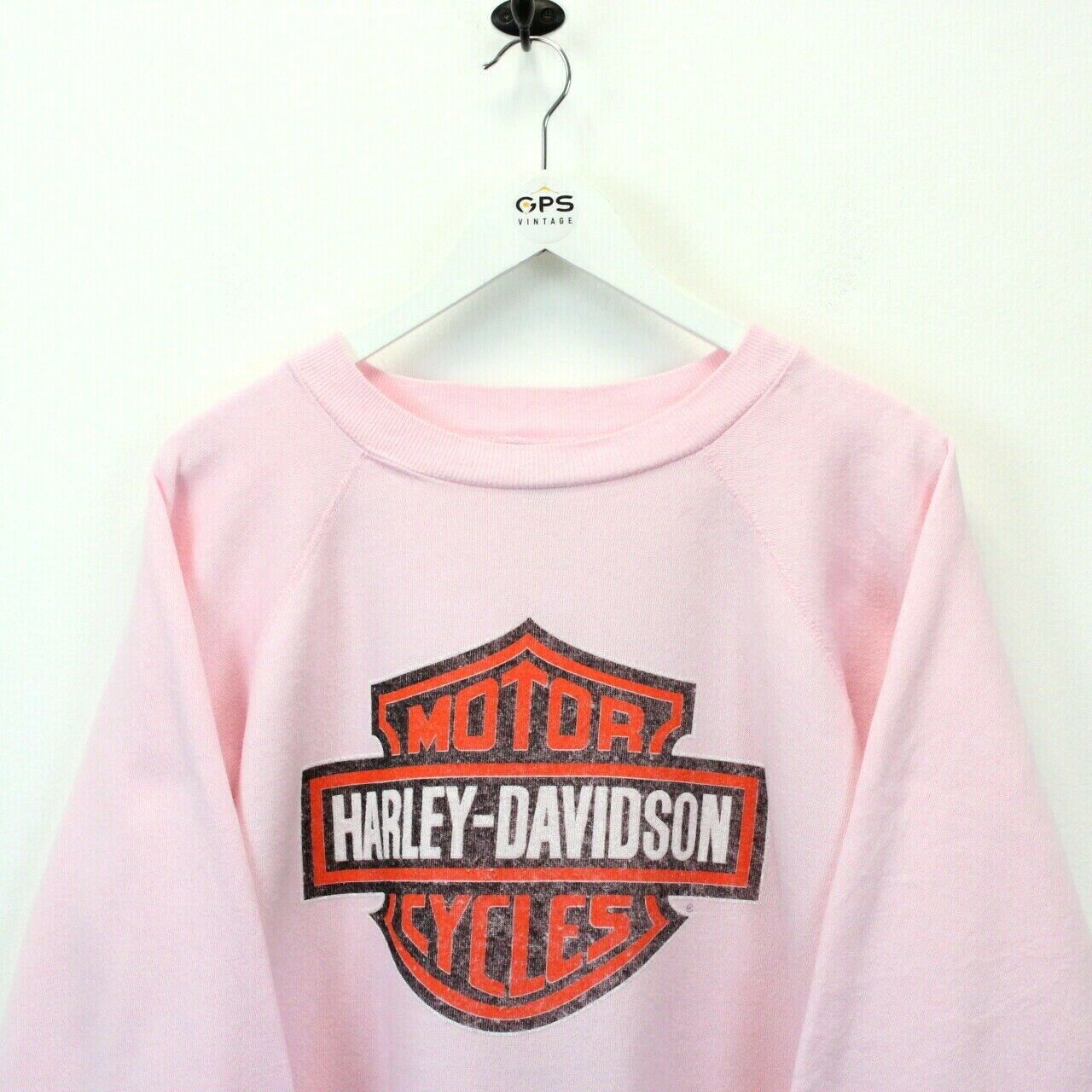 Womens HARLEY DAVIDSON 90s Sweatshirt Pink | XL
