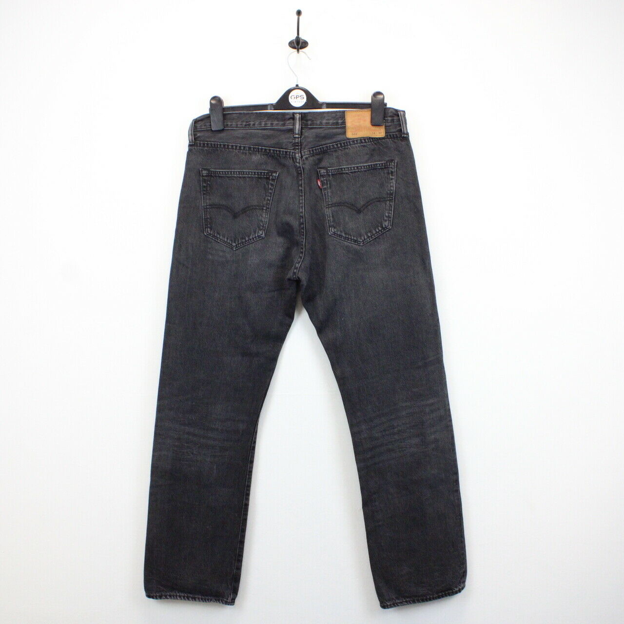 LEVIS 501 Jeans Black Charcoal | W36 L32