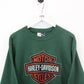 Womens HARLEY DAVIDSON 90s Sweatshirt Green | Medium