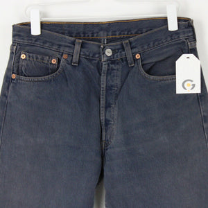 Mens LEVIS 501 Jeans Dark Blue | W32 L28