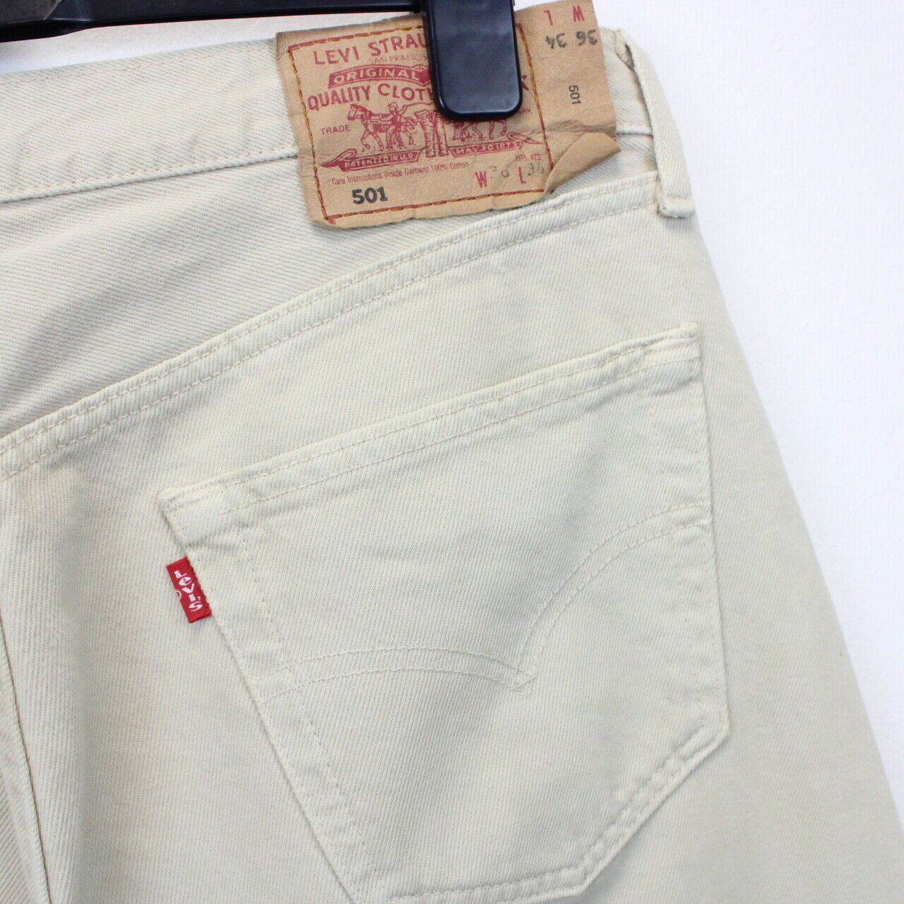 LEVIS 501 Jeans Beige | W36 L34