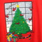 90s Christmas Sweatshirt Red | Large