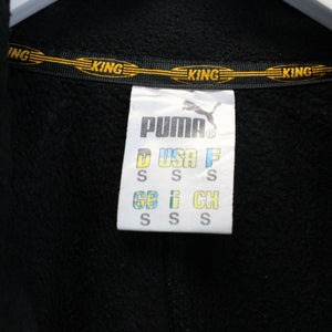 PUMA KING 90s 1/4 Zip Fleece Black | Medium