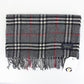 BURBERRY 00s Nova Check Scarf | Dark Grey