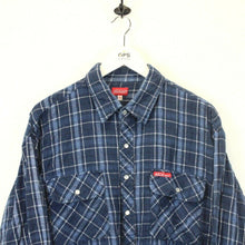 Load image into Gallery viewer, DICKIES Check Shirt Navy Blue | XL
