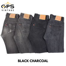 Load image into Gallery viewer, LEVIS 501 Jeans Grade A | Black Grey
